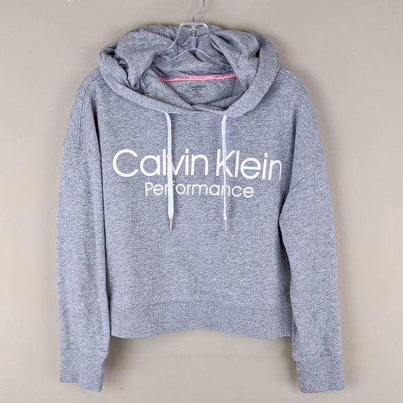 gray calvin klein hoodie